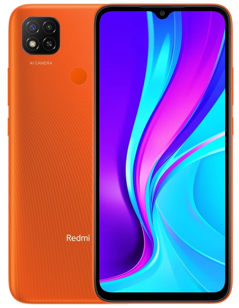 Смартфон Xiaomi Redmi 9C NFC 2/32 ГБ Global, чёрный купить по цене 10490 ₽  в Москве